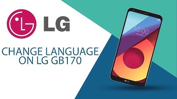 How to change language on LG GB170?