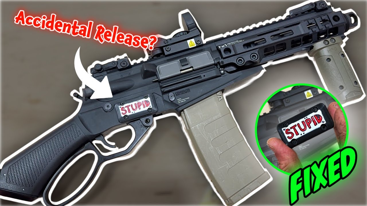 Проблема с выпадением магазина из винтовки G&G LevAR решена (исправлено случайное извлечение).