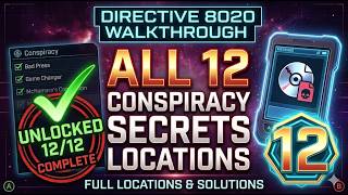 Directive 8020 walkthrough - All 12 Conspiracy secrets locations
