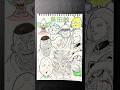 CV:島田敏の演じたキャラ9選描いてみた!!!#drawing #drawingchallenge #一発描き #声優 #島田敏