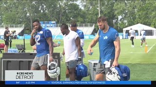 Detroit Lions put on the pads for first time at training camp