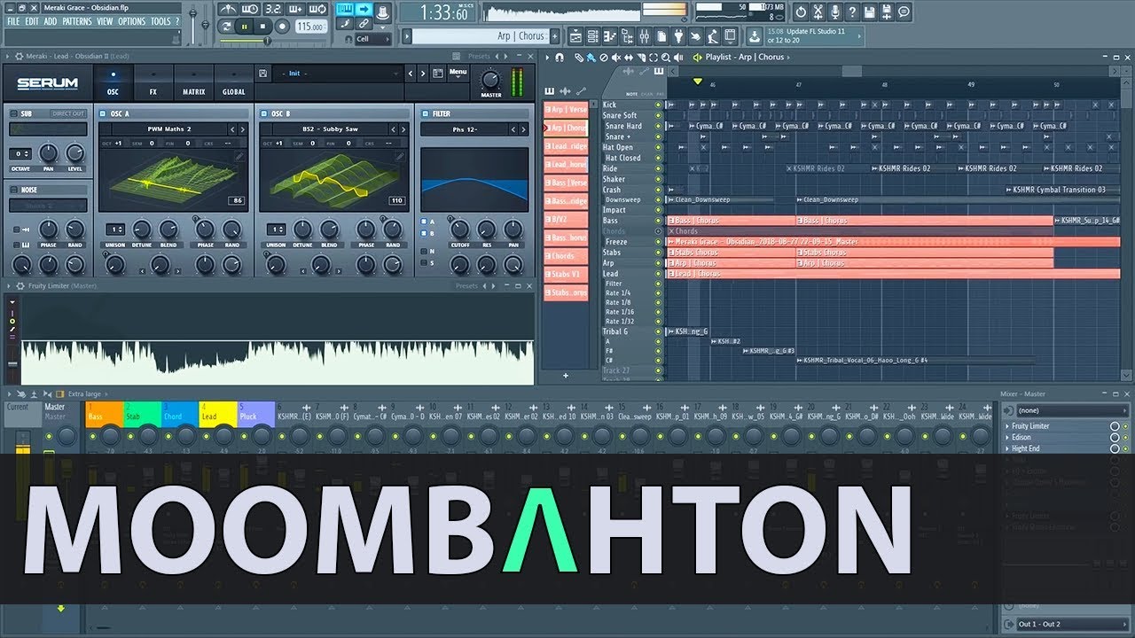 Meraki Grace ► Obsidian (Moombahton/Future Bass) // FL STUDIO