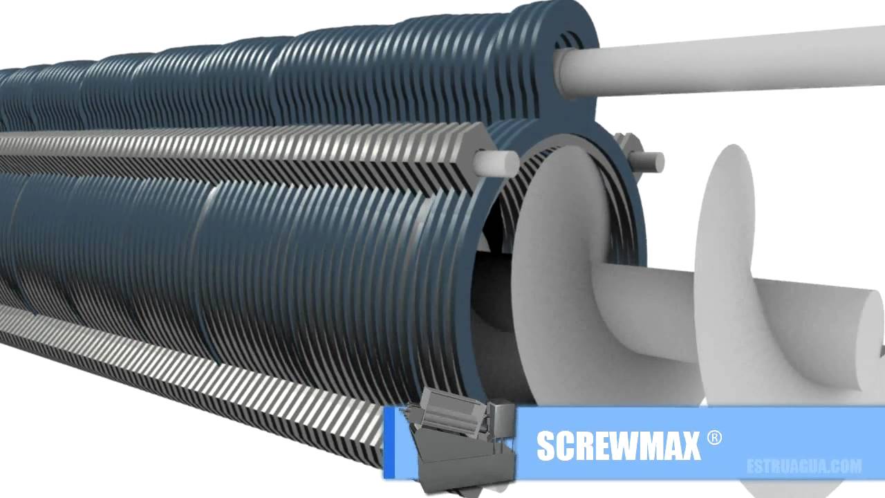DESHIDRATADOR DE LODOS SCREWMAX ® - ESTRUAGUA