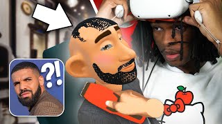 I Became A Celebrity Barber In A VR Barbershop Simulator... What Could Go Wrong?