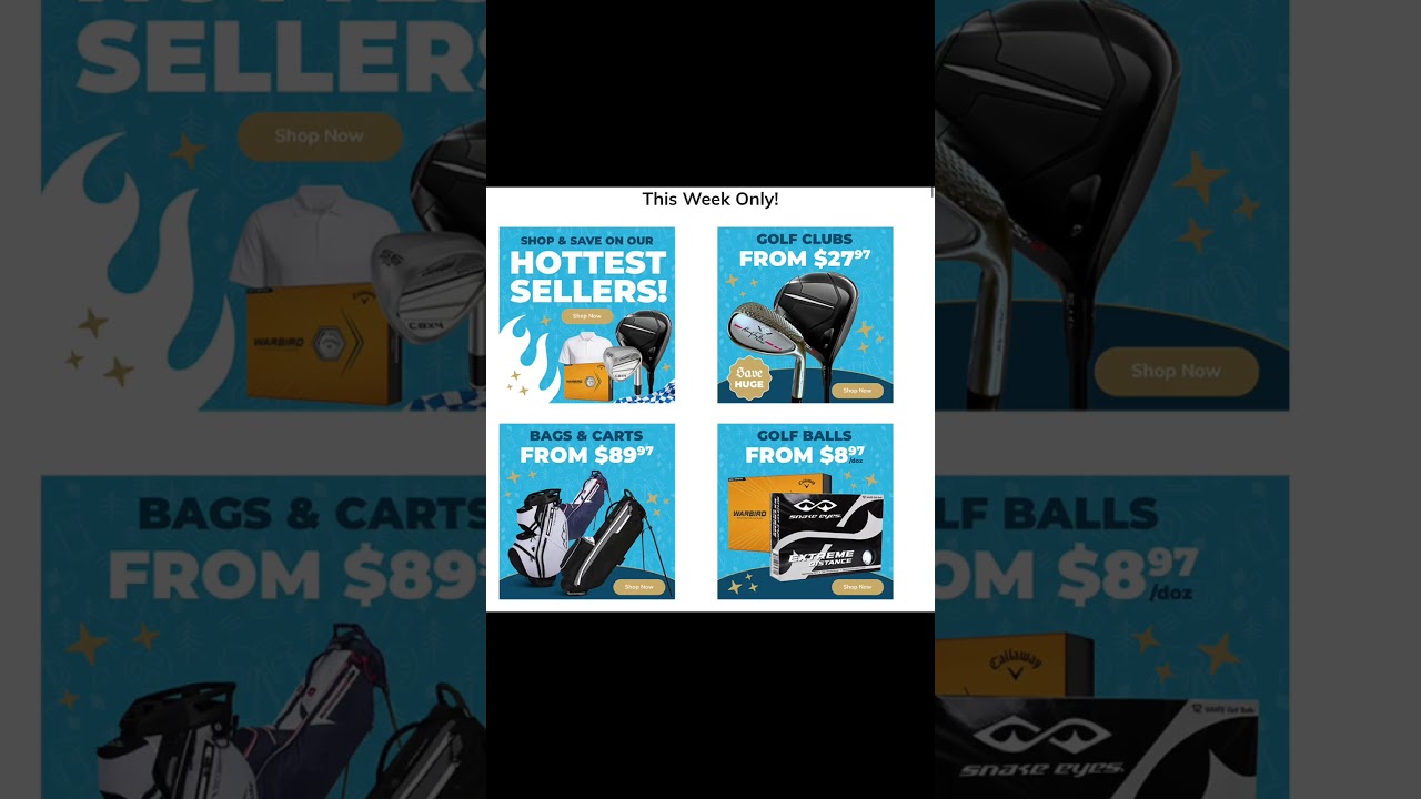 Rock Bottom Golf ROCKTOBERFEST Sale – This Week Only! 