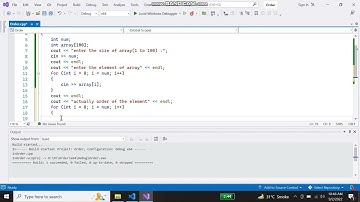Write a C++ program to print the array value in reverse order