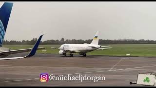 Plane Carrying Ukraine President Zelensky Departs Shannon Airport in Ireland