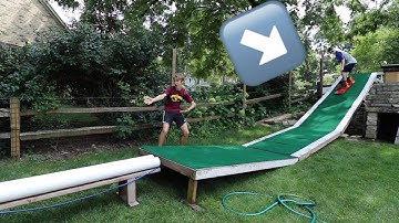 BEST BACKYARD TURF BOARDING SET-UP