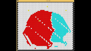 Multiple Physarum Model Simulation 1