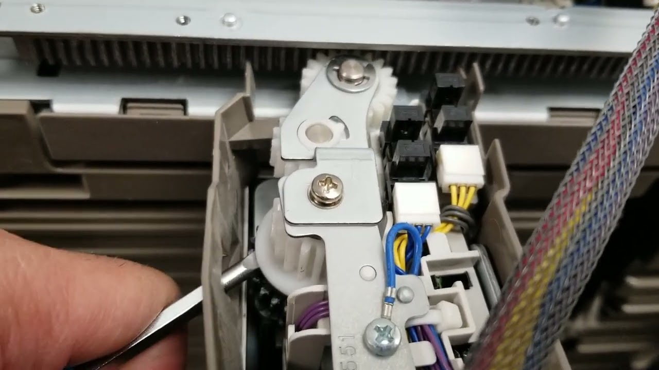 Inner Finisher Canon gear disengagement