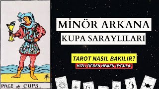 Tarot Nasıl Bakılır ? | Ders 12 | Minör Arkana | Kupa Saraylıları Kart Anlamları