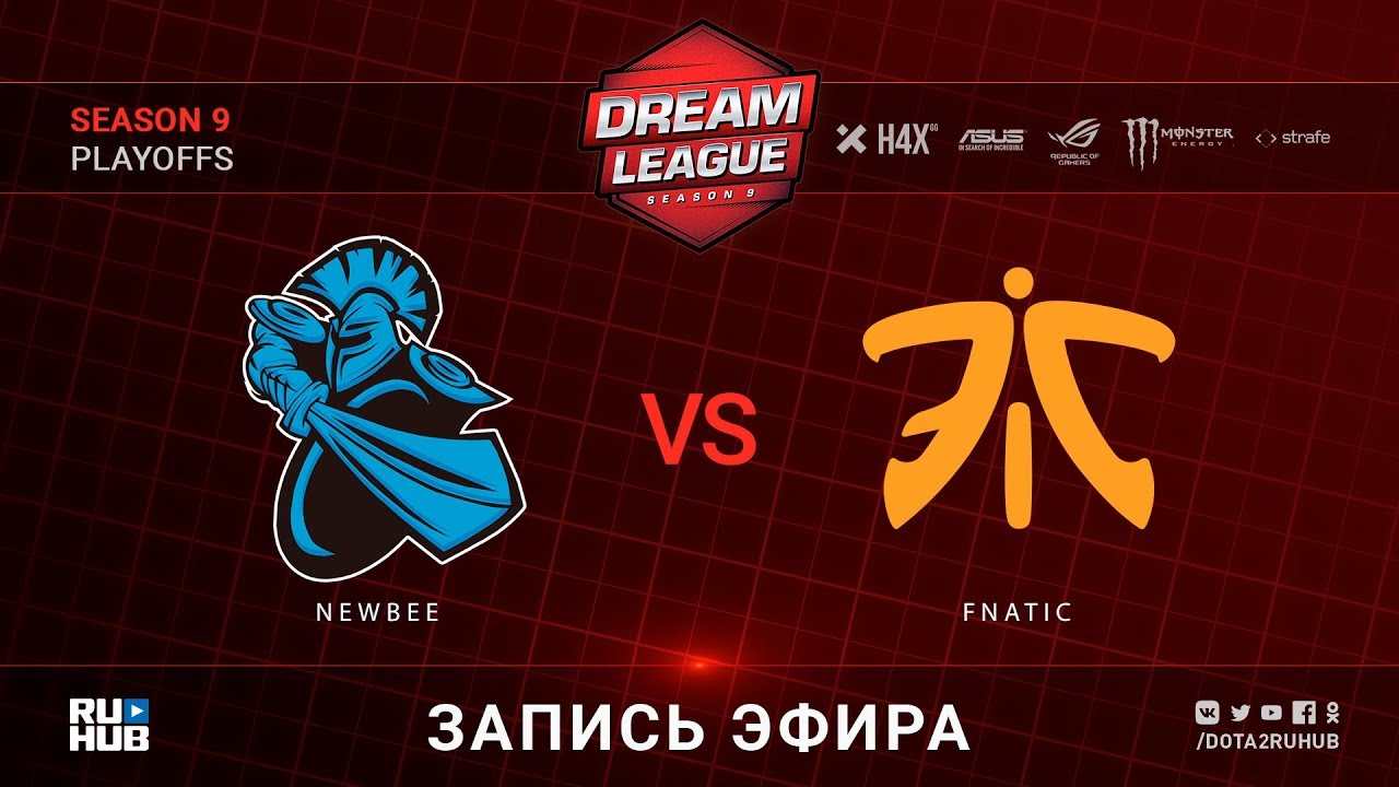 NewBee vs Fnatic, DreamLeague, game 1 [Maelstorm, Lex]