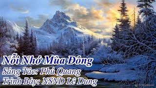 Nỗi Nhớ Mùa Đông (Phú Quang) - NSND Lê Dung (2001)