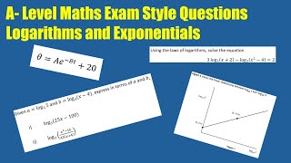 A-Level Exam Style Questions - Logarithms and Exponentials
