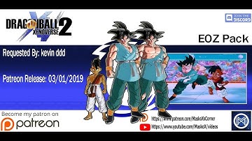 Dragon Ball Xenoverse 2 - End Of Z Pack (Goku EOZ & Kid Uub) - (Showcase) MOD