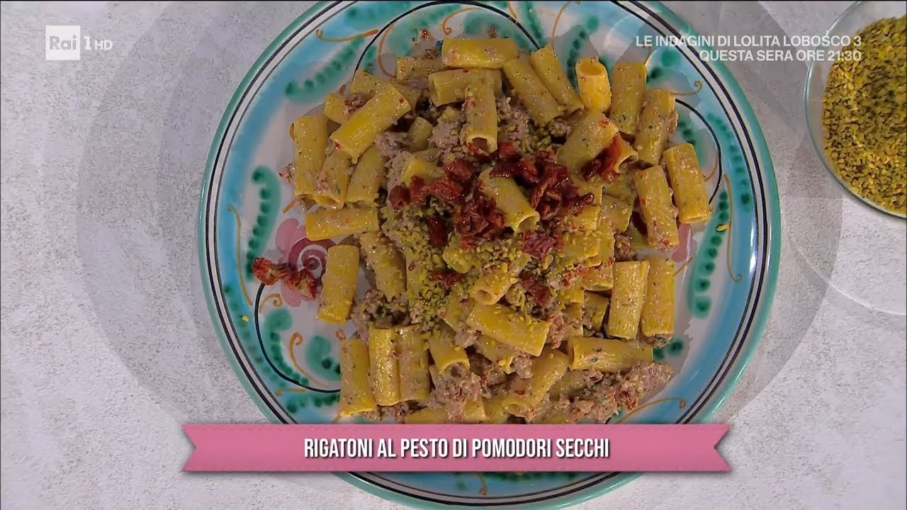 Rigatoni al pesto di pomodori secchi - È sempre mezzogiorno - 11/03/2024
