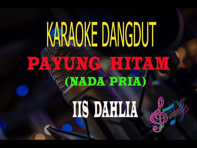 Karaoke Payung Hitam Nada Pria - Iis Dahlia (Karaoke Dangdut Tanpa Vocal) class=