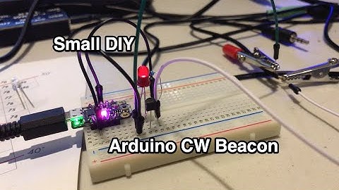 Arduino CW Beacon Proof of Concept for Foxhunting, Propagation Testing