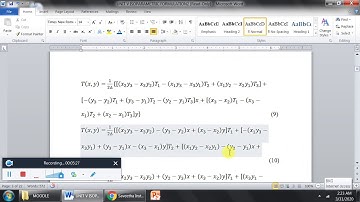 ANALYTICAL MODEL ISOPARAMETRIC FORMULATION CST TWO DIMENSIONAL ELEMENTS      PART I