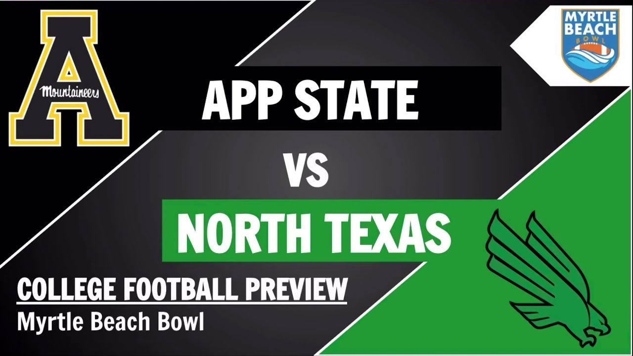 Appalachian State vs North Texas Preview and Prediction - 2020 Myrtle Beach Bowl Predictions