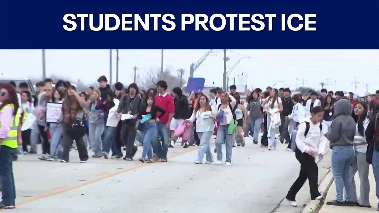 ICE protest: Hays CISD students walk out | FOX 7 Austin
