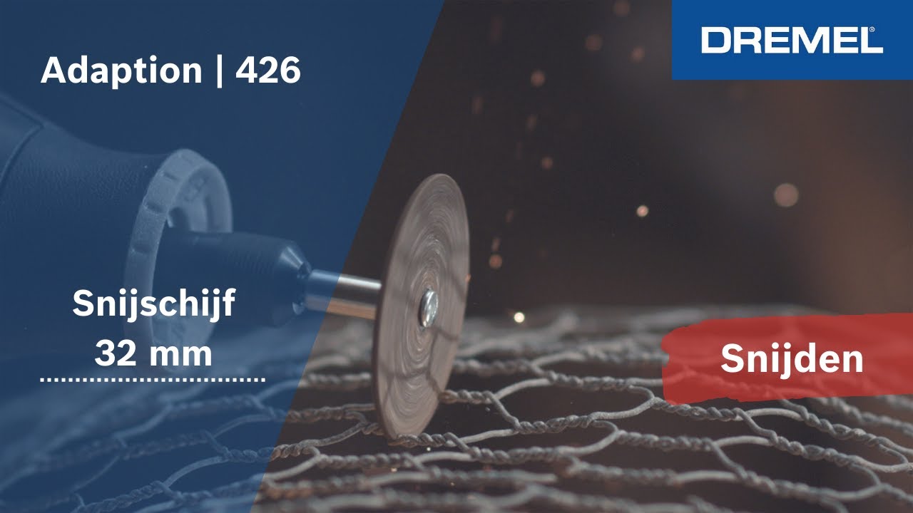 Dremel 426, Gewapende snijschijven voor metaal met werkdiameter van 32 mm