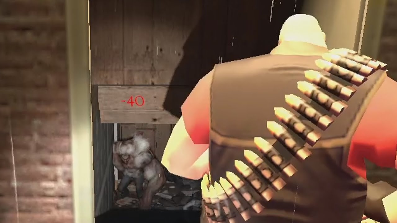 I played TF2 with the L4D map (it was horrible)