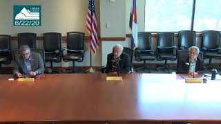 BOCC Work Session 6/22/20, 1:30 PM
