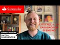 £175 Current Account Switch Offer with Santander + 1% Cashback