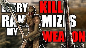 Skyrim But Every Kill Randomizes My Weapon.... #1