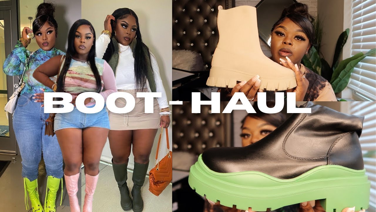 2022 BOOT HAUL | FASHION NOVA+ SHEIN +SHOPAKIRA