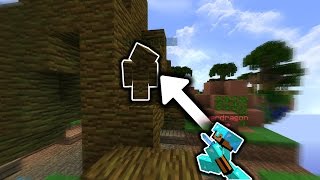 I AM WOOD! Minecraft HYPIXEL SKYWARS TROLLING! (I AM STONE CHALLENGE!)