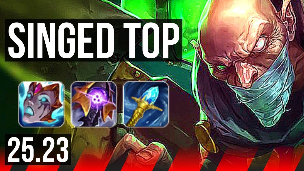 SINGED vs RIVEN (TOP) | 8k comeback | KR Diamond | 25.23