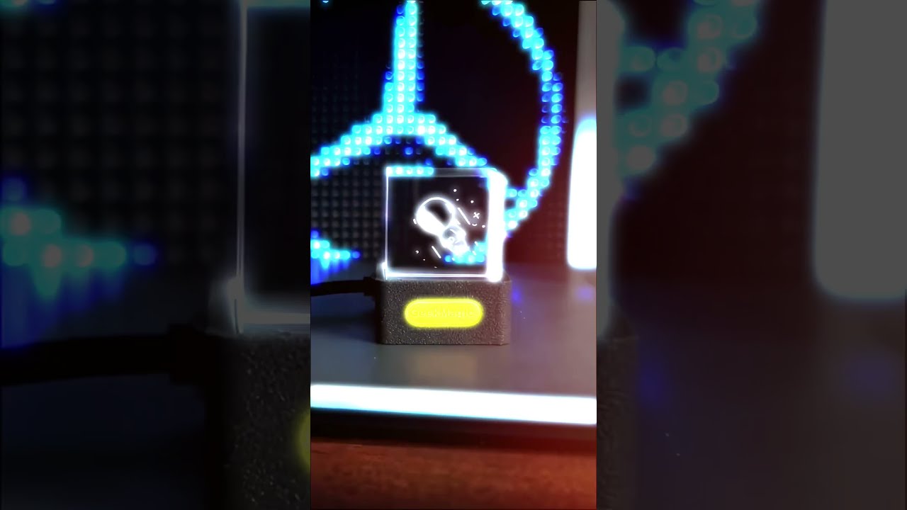 Crystal Cube Photo Display & Smart Weather Station .