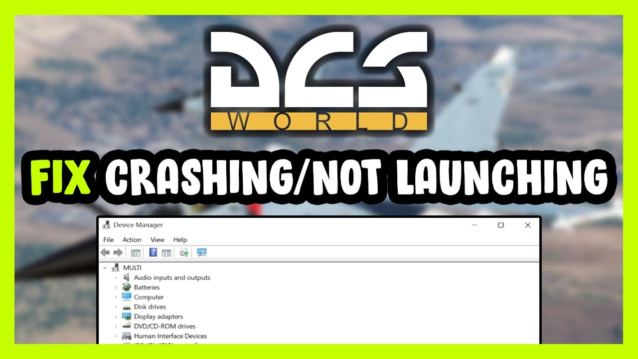 How to FIX DCS World Crashing / Not Launching! - YouTube