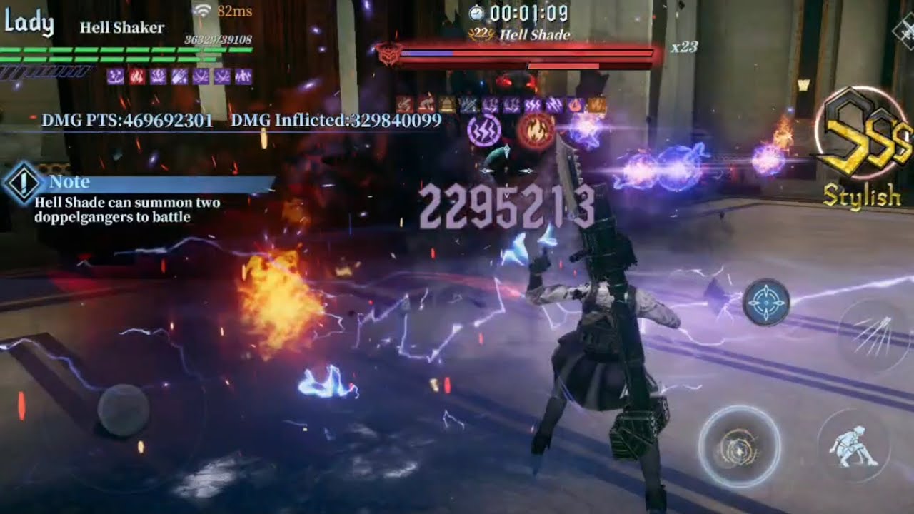 Devil May Cry Peak Of Combat Asia: NL/HS/PL takes down Hell Shade in HAH-S Boss Hunt (724 M Pts)