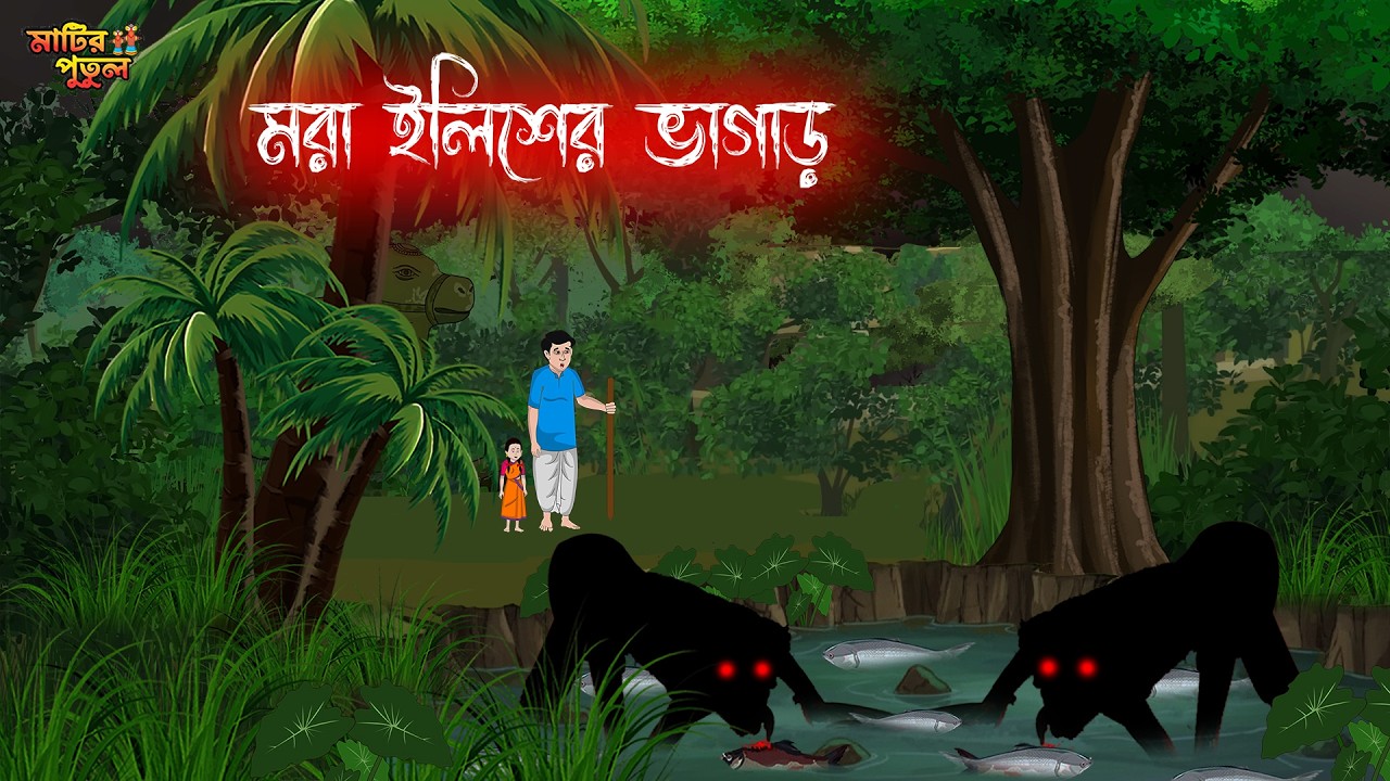 মরা ইলিশের ভাগাড় | Bengali Moral Stories | Cartoon | Haunted | Horror Animation | MatirPutul