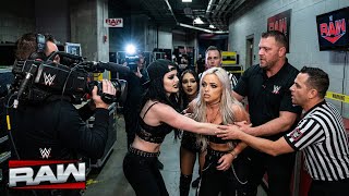 Paige Confronts Liv Morgan Backstage On Raw