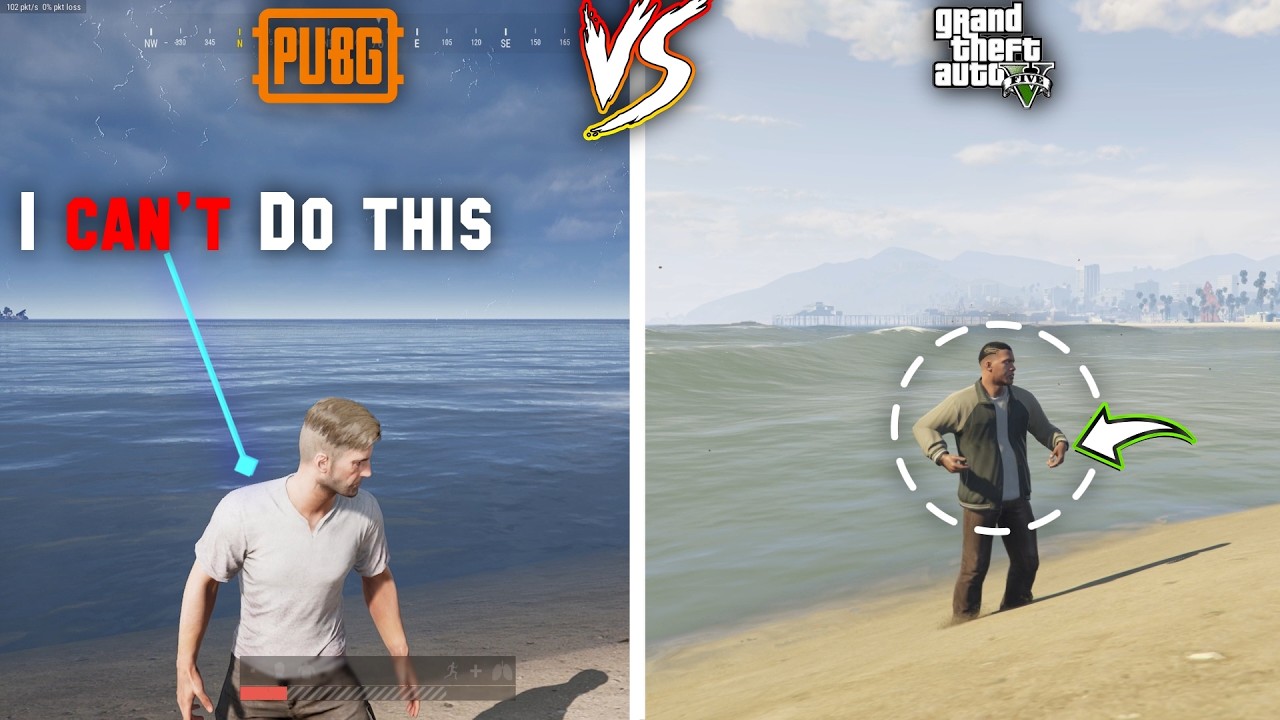 PUBG PC против GTA 5: Ultimate Battle I Впервые на Youtube