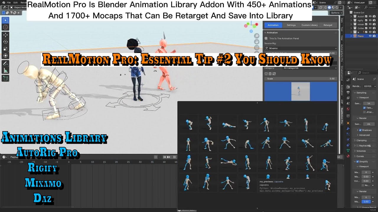 RealMotion Pro Quick Tips #2 – Retarget Animations Fast - YouTube