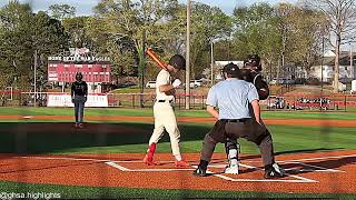 georgia highschool baseball woodward academy baseball vs alcovy baseball