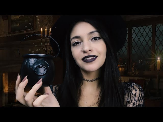 [ASMR] Witch Roleplay 🕸 Potion Brewing: Inaudible, Layered & Mouth Sounds (Halloween)