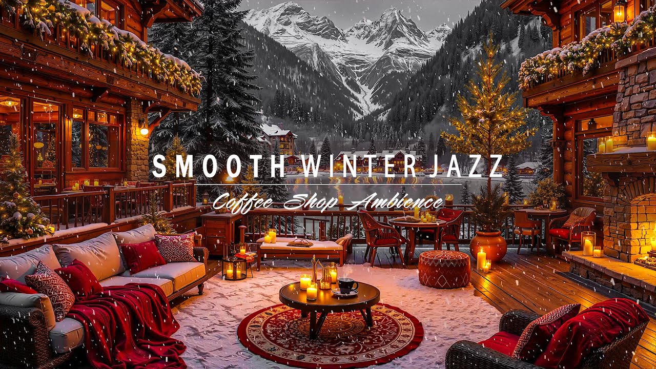 Jazz Relaxing Music for Studying, Work ⛄ Cozy Winter Ambience & Smooth Jazz Instrumental Music