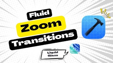 Fluid Zoom Transition with Liquid Glass - iOS 26 - SwiftUI