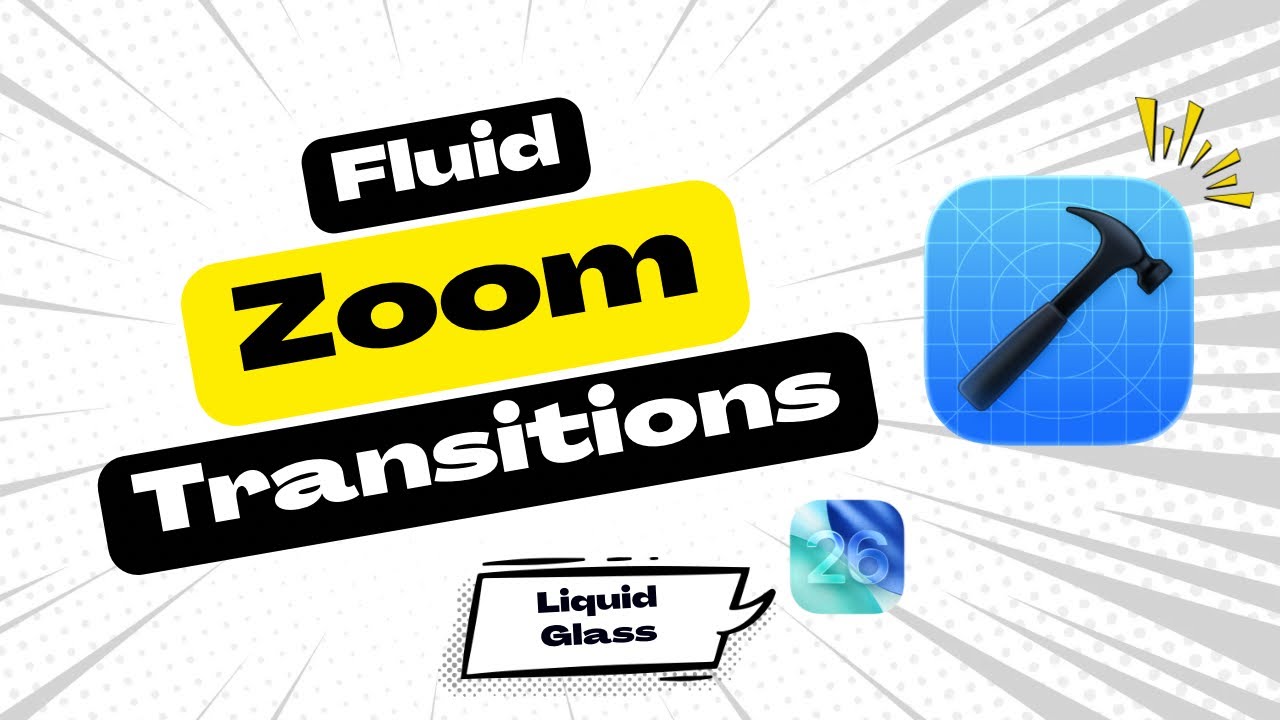 Fluid Zoom Transition with Liquid Glass - iOS 26 - SwiftUI - YouTube