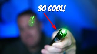 This MIPREZT Rechargeable Green Laser Pointer is Amazing! Strong Laser Pointer Review.
