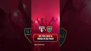 Festa da torcida do São Paulo contra o Boca Juniors!
