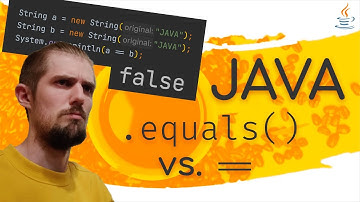 Java – .equals() vs.  == (What is the difference? Why do both exist?)