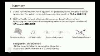 Exploiting geometric structure in (matrix-valued) optimization