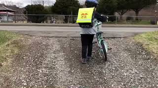 泰地、自転車通学